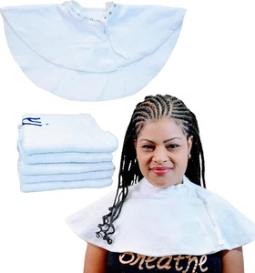 New Model of round Towel with Internal Neck 100% Cotton. Utility Towel/Cape. - Picture 1 of 12