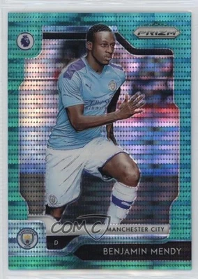 2019-20 Panini Prizm Premier League Breakaway Teal /35 Benjamin Mendy #154 - Image 1 of 2