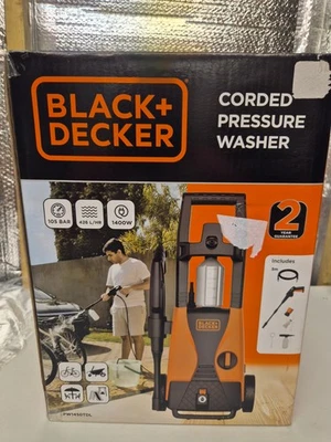 BLACK + DECKER PW1450TDL 1400Watt 105 Bar, 7.1 L/Min Flow Rate Pressure Washer - Image 1 of 3