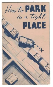 Folleto Cómo aparcar en un lugar apretado General Motors mediados del siglo XX - Imagen 1 de 2
