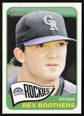 2014 Topps Heritage Rex Brothers #47 Colorado Rockies - Image 1 of 2