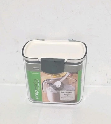 ProKeeper 1,4 cuartos de galón - Contenedor hermético de almacenamiento de azúcar en polvo - Gris libre de BPA Foto 1 de 4