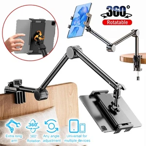 Verstellbar Halterung Handy Halter Tisch Bett Ständer für Tablet Smartphone DHL - Afbeelding 1 van 12