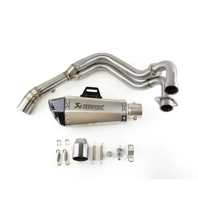 YZF R7 2021-2025 For Yamaha MT-07 Whole System Exhaust Header Pipe Muffler Tips — 第 1/4 张图片