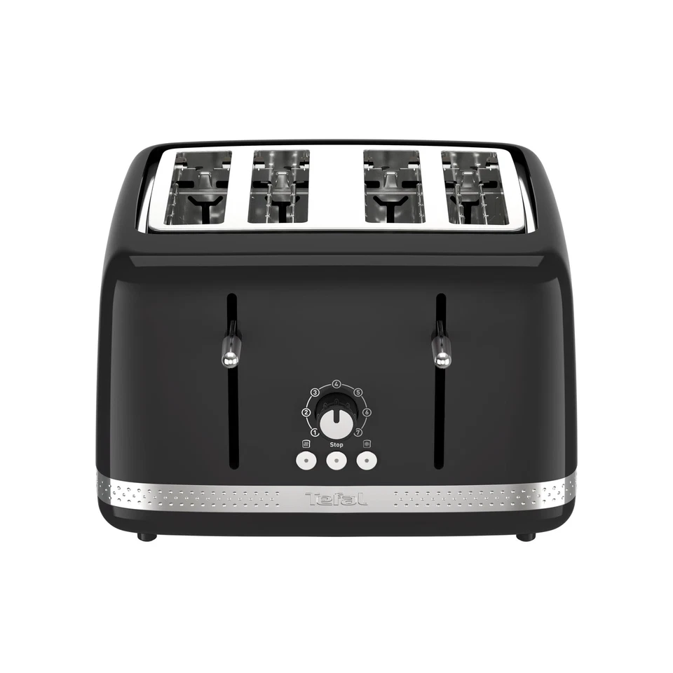 Tefal Soleil 4-Slice Toaster – 7 Browning Levels, Variable Width Slots, - Image 1 of 4