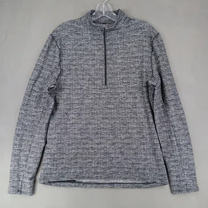 Lululemon Surge Cálido 1/2 Cremallera Gris Para Hombre Talla Mediana Gimnasio Correr Golf Entrenamiento - Imagen 1 de 7