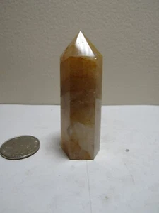 Golden Healer Point Crystal Tower 2.68" ¡Cristal curativo! - Imagen 1 de 6