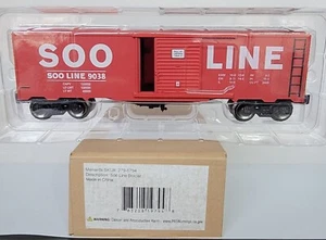 S01: Menards 279-5794 SOO LINE Box Car #9038 O Gauge (NEW) - Picture 1 of 1