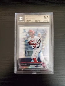 Jo Adell - 2017 Bowman Chrome Draft Refractor #BDC-95 - GEM MINT BGS 9.5 - Picture 1 of 2