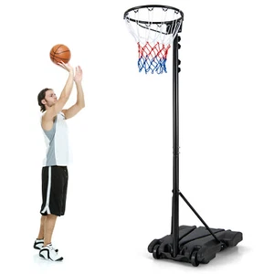 8.5-10FT Adjustable Basketball Hoop Goal w/Fillable Base Wheel Shooting Practice - Picture 1 of 10