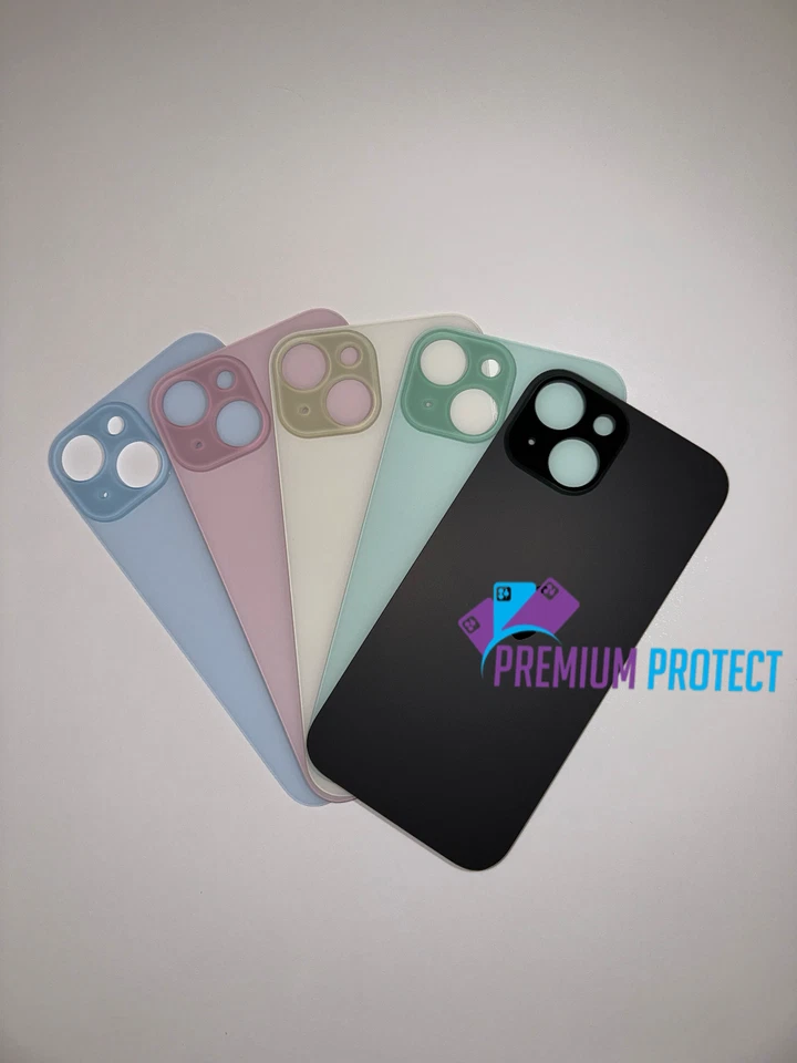 PREMIUM.PROTECT OEM Backcover Glas Rückseite Akkudeckel iPhone 15 | 15 Plus Big Hole