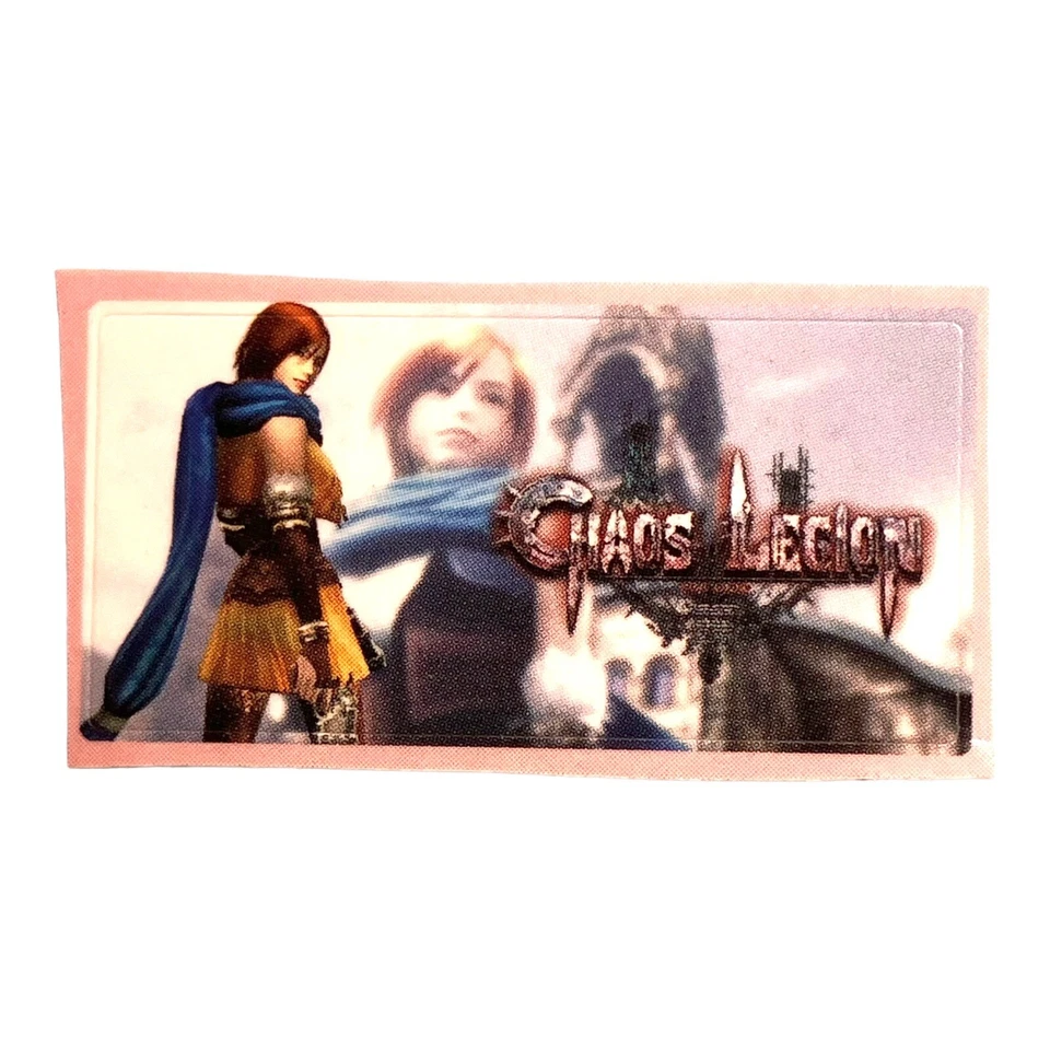 Sony PlayStation 2 PS2 Chaos Legion Vintage Vtg Memory Card Sticker - Image 1 of 1