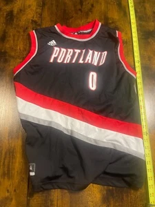 Adidas Portland Trailblazers Damian Lillard Basketball Jersey Youth XL - Picture 1 of 4