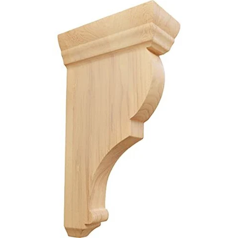 CORW02X04X08RJRO-CASE-2 Small Rojas Wood Corbels 2W x 4 1/2D x Cover