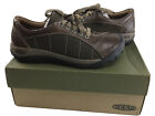 Keen - Presidio Leather Lace-Up Hiking Shoes Cascade/Shitake Womens Size Us 9.5M