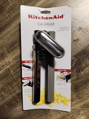 Kitchenaid No Mess Multi Function Can Opener, One Size, Gray - Image 1 of 2