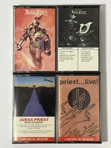 Judas Priest - Cassette Tapes Lot, Best Of, …Live, Point of Entry, Hero, Hero - Picture 1 of 14