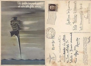 CARTOLINA Militare 1941 Aeronautica da Pescara a Venezia (H3) - Picture 1 of 1