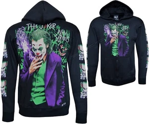 Sudadera con Capucha Cremallera Diseño THE JOKER ¿POR QUÉ TAN SERIO? HAHAHA Glow in the Dark de Wild - Imagen 1 de 5
