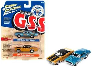 1964 DODGE DEMON 330 TRIBUTE 1971 DODGE DEMON GSS 1/64 JOHNNY LIGHTNING JLSP275B - Picture 1 of 1