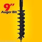 9' x 48' Auger Bit For Skid Steer Auger Drive 2' Hex Drive Augers,Made in USA