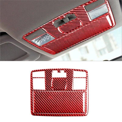 Cubierta de luz delantera interior de fibra de carbono rojo vinilo para Mazda RX-8 Foto 1 de 4