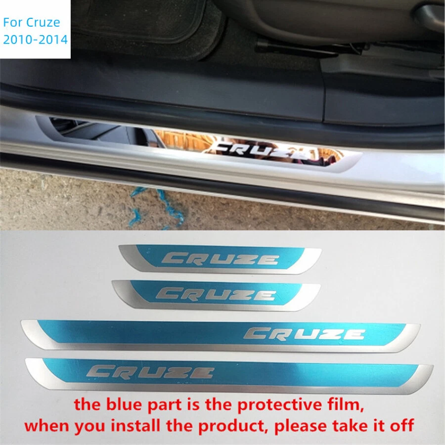For Chevrolet Holden Cruze 2010-2014 Door Sill Cover Ultra-thin Scuff PlateGuard - Image 1 of 1