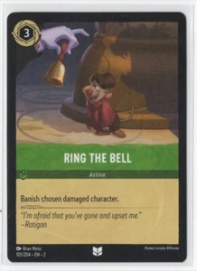 Disney Lorcana Floodborn Ring The Bell 101/204 Uncommon NON-FOIL - Picture 1 of 2