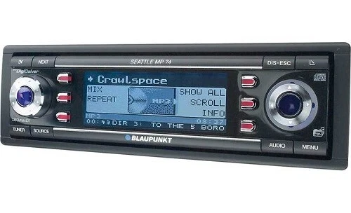 AUTORADIO BLAUPUNKT SEATTLE MP74 RADIO FM LETTORE CD/MP3 50W - Immagine 1 di 1