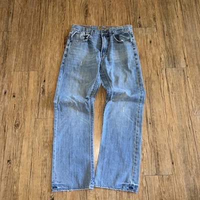 Fox Racing Jeans Mens 34x32 Blue Denim Duster Relax Straight Grunge Y2k #67  - Image 1 of 4