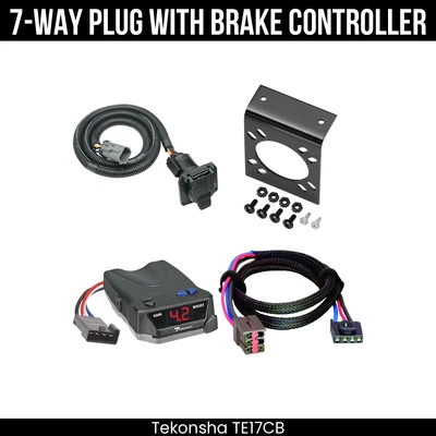 Control de freno de cableado de 7 vías Tekonha para 99-04 Ford F-250 350 450 550 Super Duty Foto 1 de 4