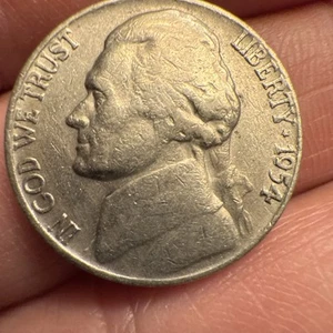 1954-D 5C Jefferson Nickel - Picture 1 of 4