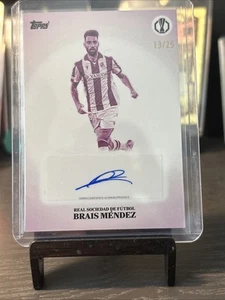 Topps Simplicidad 2025 Brais Mendez Auto /25 Real Sociedad (Spanish exclusive) - Picture 1 of 4