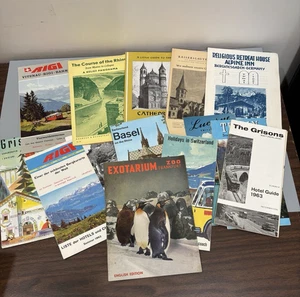 Konvolut alte europäische Reiseprospekte Bücher Führer - Bild 1 von 16