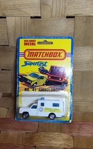 Matchbox Superfast #41 Ambulance Die-Cast Model Car  New in Box - Picture 1 of 6