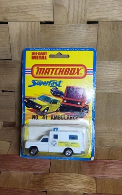 Matchbox Superfast #41 Ambulance Die-Cast Model Car  New in Box - Image 1 of 4