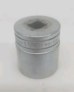 Snap-on Tools SW 401 Made In USA  1/2" Drive 12 Point 1 1/4" Socket Read - Bild 1 von 8