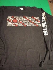 Camiseta Deutscher Fussball-Bund Negra Manga Larga Hombre Grande Alemania Fútbol  - Imagen 1 de 4