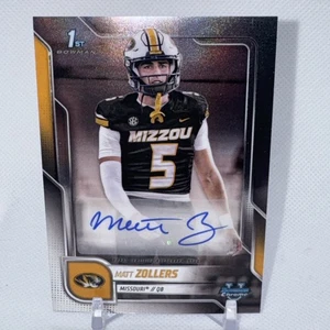2025 Bowman University Chrome - Chrome Prospect Autographs Matt Zollers #BCA-MZ - Bild 1 von 2