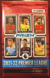 2021-22 Prizm Premier League Soccer (1) One Pack / 5 Cards Per Pack - Bild 1 von 4