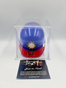 Von Gabe Kapler signierter Jacksonville Suns Minor League Baseball Mini Helm - Bild 1 von 5