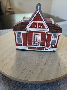 The Cat's Meow Little Red Cabin Saranac Lake, NY 2003 Signed - Picture 1 of 4