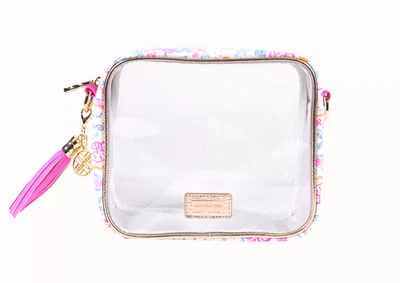 BOLSO LILLY PULITZER CLARO DÍA JUEGO NUEVO CON ETIQUETAS *ACENTOS DORADOS* MULTI Foto 1 de 2
