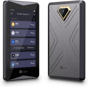 ELLIPAL Titan 2.0 Crypto Cold Wallet - 100% Offline Hardware Wallet with Air-Gap - Afbeelding 1 van 6