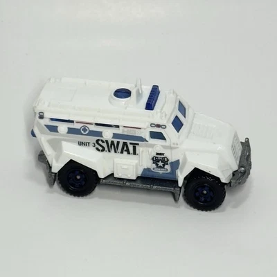 Matchbox S.W.A.T. Truck White Diecast/Plastic 2015 Mattel-3 In - Image 1 of 4