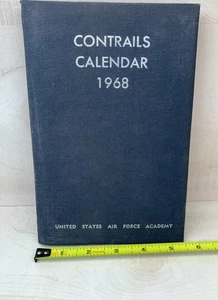 Rare 1968 Contrails The Air Force Academy Cadet Calendar USAFA - Bild 1 von 7