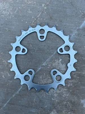 Plato de acero Shimano | 74 BCD / 24T / EXC / Hecho en Japón Foto 1 de 4