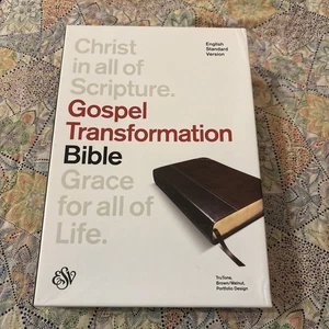 Gospel Transformation Bible ESV TruTone Holy Bible Crossway Brown Leather (code) - Picture 1 of 8