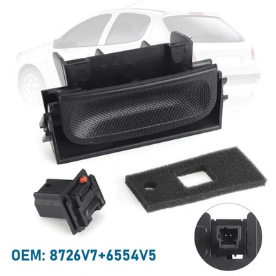 Tailgate Release Switch Opening Button Trunk Lock for Peugeot 206 407SW - Image 1 of 4