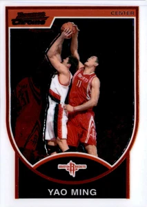 2007-08 Bowman Chrome #11 YAO MING  Houston Rockets Basketball - Picture 1 of 2